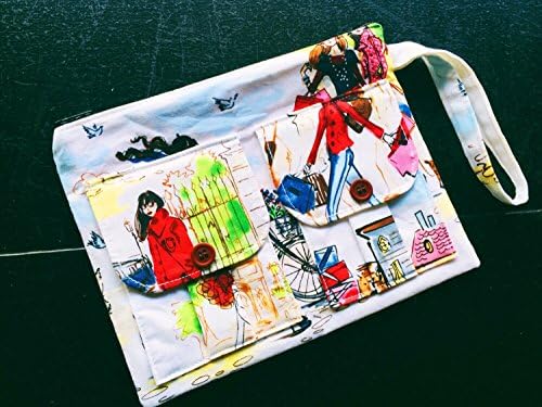 Women's Wristlet Wallet, Smartphone Wallet, Wristlet Purse, Clutch Wristlet, Fabric Wallet, Wrist Wallet