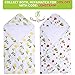 KloudBambu Hooded Baby Towel, Super Soft to Sensitive Skin, Ultra Absorbent, for Newborn, Infant, Toddler Girls and Boys, Lemon Print…