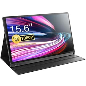 Corprit-156-Inch-Portable-Monitor-19201080-FHD-IPS-Screen-with-HDMI-Type-C-USB-C-Built-in-Speakers-Portable-Screen-for-Laptop-MacBook-Pro-PC-Phone-Xbox-PS4 Corprit 15.6 Inch Portable Monitor 1920×1080 FHD IPS Screen with HDMI Type-C USB C, Built-in Speakers Portable Screen…