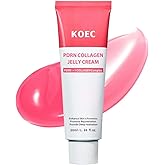 BEAUTIVANA KOEC PDRN Collagen Jelly Cream with 7 Collagen Complex,PDRN Pink Peptide Skincare for Deep Hydrating & Skin Elasticity & Firming Face Moisturizer,Glass Skin Glow 1.69 Fl Oz