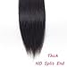 Malaysian Hair 3 Bundles With Closure Straight Remy Hair With Closure Human Hair Extensions Natural Black Double weft by Lovenea(12'' 14'' 16''&10''Closure)