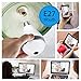 LUWATT Panoramic Light Bulb Camera 360 Degree Smart WiFi, 1080P HD Security Surveillance Camera with IR Motion Detection, Night Vision, Two-Way Communication for Home Baby Pets, Support 128G SD Card
