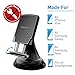 Macally Magnetic Car Phone Holder for Dashboard or Windshield-Strong Magnet and Secure Suction Cup-Universal Fit for All Smartphones, MP3s and GPS Devices, Black (MGRIPMAG)