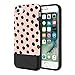 kate spade new york Credit Card Case for iPhone 7, Musical Dot Blush/Black