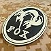 Glow Dark Metal Gear Solid Fox Hound Ground Zeroes PS4 Xbox Cosplay PVC Velcro Patch