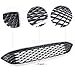 MotorFansClub for Ford Focus 2015 2016 Chrome Upper Centre Grille Front Bumper ABS Grill Cover