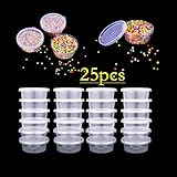 LtrottedJ 25 Pc Slime Storage Containers Foam Ball