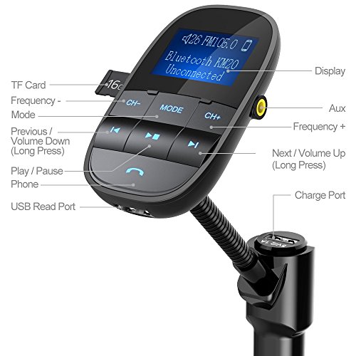 Nulaxy-2017-Model-KM20-Bluetooth-FM-Transmitter-