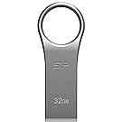 Silicon Power 32GB Flash Drive Firma ZN F80 USB 2.0, Gray Aluminium (SP032GBUF2F80V1S)