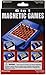 Pressman 6-in-1 Travel Magnetic Games - Turn A Knob and A New Game Appears