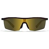 TIJN Anti-Slip Sports Sunglasses for Men Women, UV400 Running Baseball Cycling Driving Fishing Outdoor Glasses, Rail