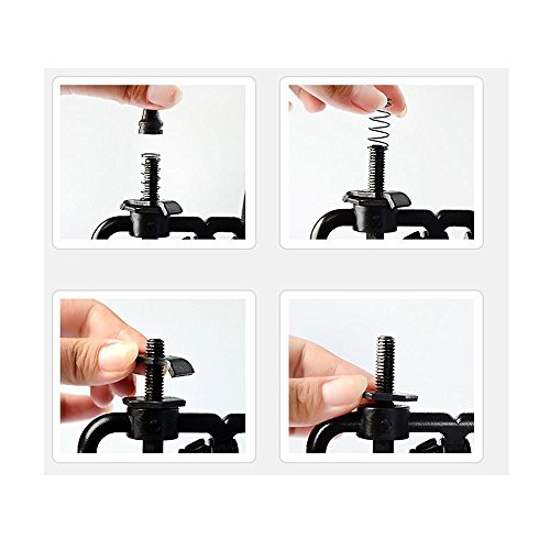 Manuelle Kaffeemühle Antik Gusseisen Handkurbel Kaffeemühle mit Mahleinstellungen & Fangschublade 12,5 x 12,5 x 26 cm – Bild 6