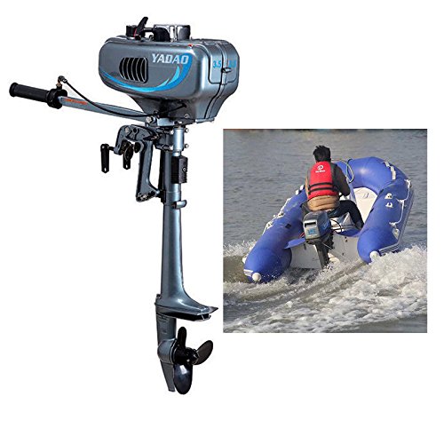 WUPYI2018 2-Takt 3.5PS Außenborder Motor Fischerboot Motoren Wassergekühlt Motor,für Schlauchboote Fischerboote – Bild 3