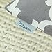CaliTime Pack of 2 Soft Canvas Throw Pillow Covers Cases for Couch Sofa Home Decor Modern Quatrefoil Accent Geometric 18 X 18 Inches Grey