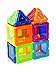 Magformers Basic Rainbow Clear Solid (30-pieces) Set Magnetic Building Blocks, Educational Magnetic Tiles Kit , Magnetic Construction STEM Toy Set