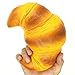 HooMore 7.5'' Jumbo Croissant Foam Squishies,Jumbo Bread Cream Big Squishies Slow Rising Super Croissant Bakery Squishy Kawaii Scented Fake Food for Play 1 Piece Squishies …