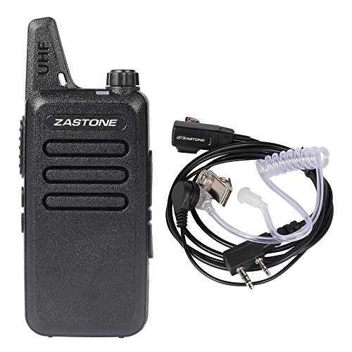 Zastone X6 Walkie Talkie UHF 400-470 MHz MINI-handheld Two way radio 5W Transceiver + Zastone 2-Pin Covert Air Acoustic Earpiece Headset Zastone X6 Walkie Talkie UHF 400-470 MHz MINI-handheld Two way radio 5W Transceiver + Zastone 2-Pin Covert Air Acoustic Earpiece Headset