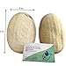 5-Piece Natural Exfoliating Facial, Body, and Back Loofah Pad Scrubber Combo Luffa Set