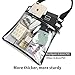 Clear Purse, BuyAgain NFL Stadium Approved Clear Bag for Women Man Durable Clear Crossbody Bag with Adjustable Strap