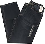 Calvin Klein Mens Straight Leg Jeans (32 X 34, DARK WASH)