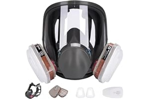 Wytcyic Reusable Full Face Respirator, Gas Cover Organic Vapor Mask and Anti-fog,Dust-proof Face Cover, for Painting, Mechani