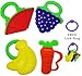 Textured Fruit Teething Toys | Relieves Baby's Gum Pain | Colorful Baby Teething Toy