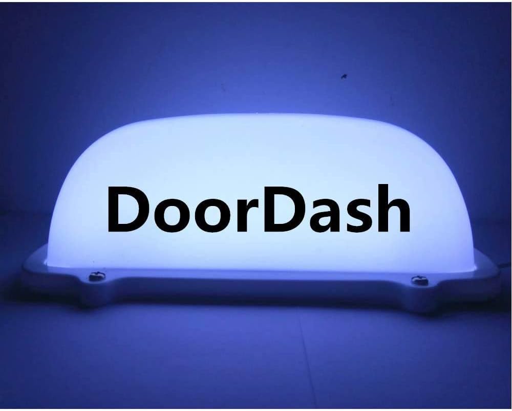 5V White LED USB charger DoorDash Top Light Roof DoorDash TOP light with 3Meter USB charger line and Magnet base (DoorDash-White)