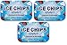 ICE CHIPS Xylitol Candy Tins (Chocolate Brownie, 3 Pack) - Includes BAND as shown