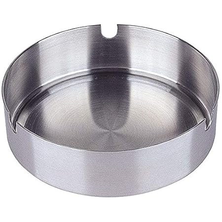 Arrison Olrada Stainless Steel Ashtray For Indoor Or Outdoor Use | Desktop Smoking Ash Tray(Multi Color)