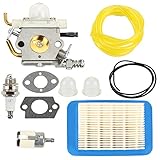Butom Carburetor+Air Filter+ Gasket+Fuel Line Tune Up Kit for C1M-K77 Echo PB-403H PB-403T PB-413H PB-413T PB-460LN PB-461LN Backpack Blower PB-610 PB-620 PB-620H PB-620ST PB413 PB-400 Carb