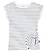 Ladies TARDIS Swirl Doctor Who T Shirt from BBC Worldwide, White/Off White (Medium)