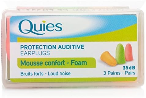 12 x Quies Foam Ear Plugs Soft by Quies