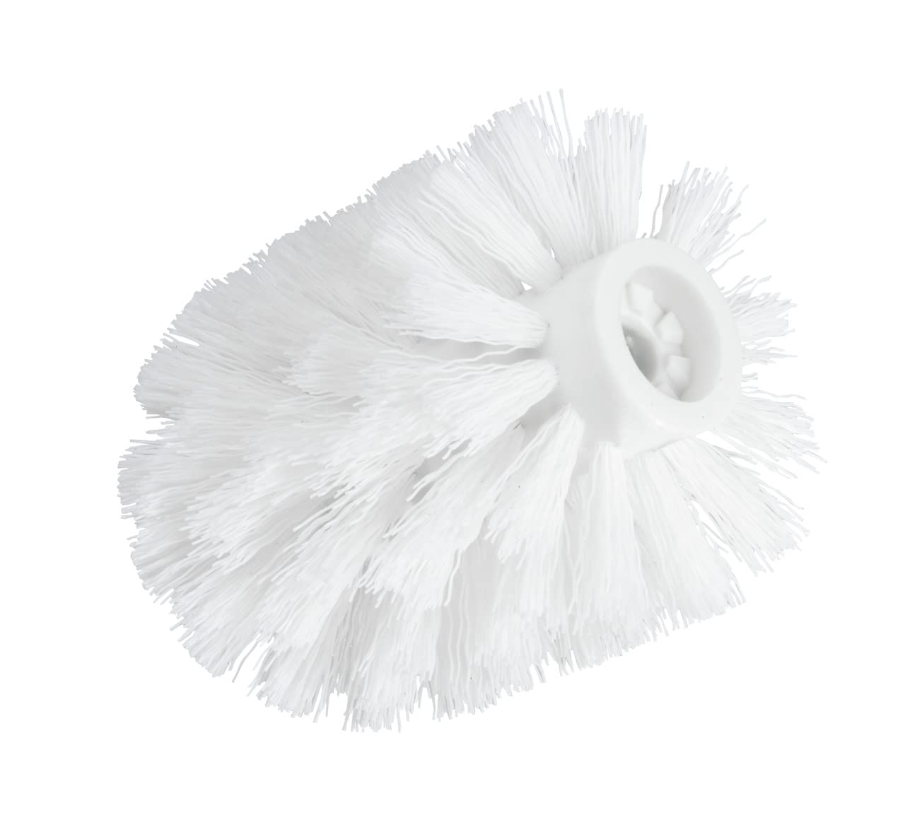 WENKO DIE BESSERE IDEE Set Toilet Brush Head with Adaptor, White, Ø 8 cm