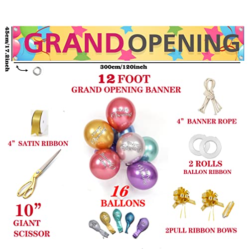 Affdozfor Deluxe Grand Opening Ribbon Cutting Ceremony Kit10.5" Big