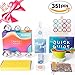 Bath Bomb Mold Set 351Pcs with 3 Size Metal Molds, Measuring Cups, Spray Bottle, Wrap Papers & Bags, Rubber Bands, Stickers, and Gift Bags for Making as Many DIY Bath Bombs as You Like.