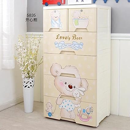 Prince Toys Present Thickened Fiber Plastic Cartoon Chest Of