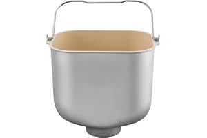 KBS MBF-011 Bread Maker Upgraded Ceramic Bread Pan with Kneading Paddle, 5-Layer Protective Die-Cast Bread Pan, BPA Teflon PT