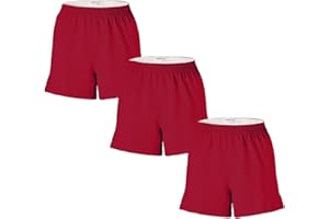 Soffe Womens Fashion Juniors' Authentic Cheer Shorts - 3 Pack