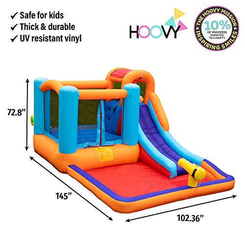 Giant Bounce House Water Slide 6 FT x 12 FT x 8.5 FT Inflatable