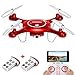 SYMA X5UW WIFI FPV Drone with 720P HD Camera Altitude Hold RC Quadcopter RTF with Extra Battery
