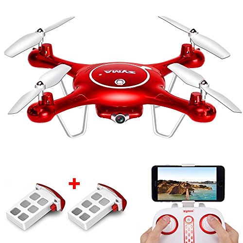 SYMA X5UW WIFI FPV Drone with 720P HD Camera Altitude Hold RC Quadcopter RTF with Extra Battery SYMA X5UW WIFI FPV Drone with 720P HD Camera Altitude Hold RC Quadcopter RTF with Extra Battery
