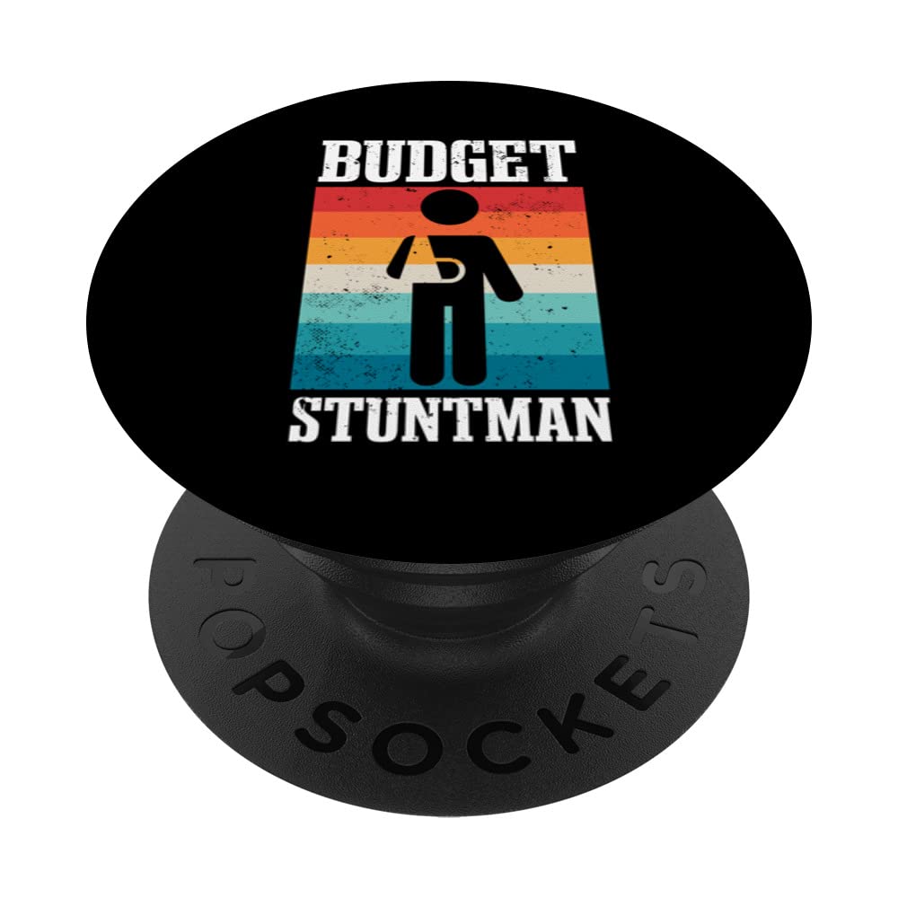 Funny Stuntman Broken Arm Elbow Wrist Injury PopSockets Swappable PopGrip