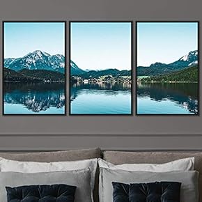 signwin 3 Piece Framed Canvas Wall Art Calming...