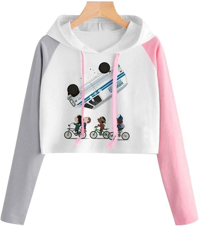 Panfinggin Lightweight Thin Zip-Up Long Sleeve Crop Top Hoodie Sweatshirt for Women, S-XL