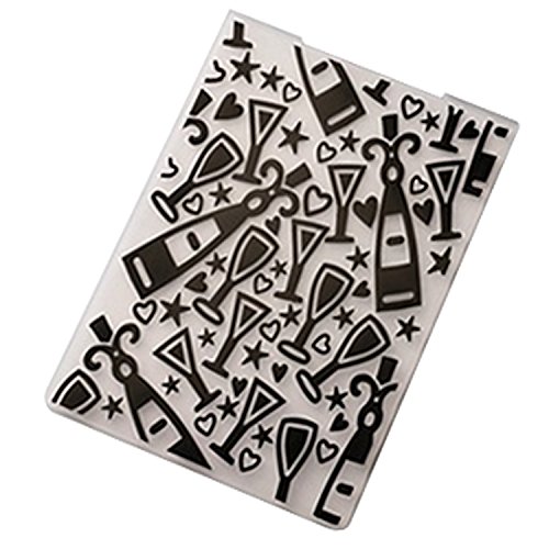 Migavan Embossing Folder,4 Assorted Patterns Embossing Folder Plastic Templates Molds Tools for DIY Craft Scrapbooking Photo Album Card Decoration Style B - Thumbnail 2