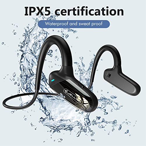 Wireless Earbuds Ear Bluetooth Sport Earphone 5.0 in-Ear Wireless Headphones with IPX5, Touch Control, TWS Ear Buds W/Mic & Charging Case Ideal for Running Workout Gym - Black