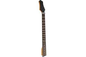 Guitar Neck Fingerboard ,Electric Guitar Neck 24 Fret Smoothly Wood Beautiful Texture for Performance , electric guitar acces