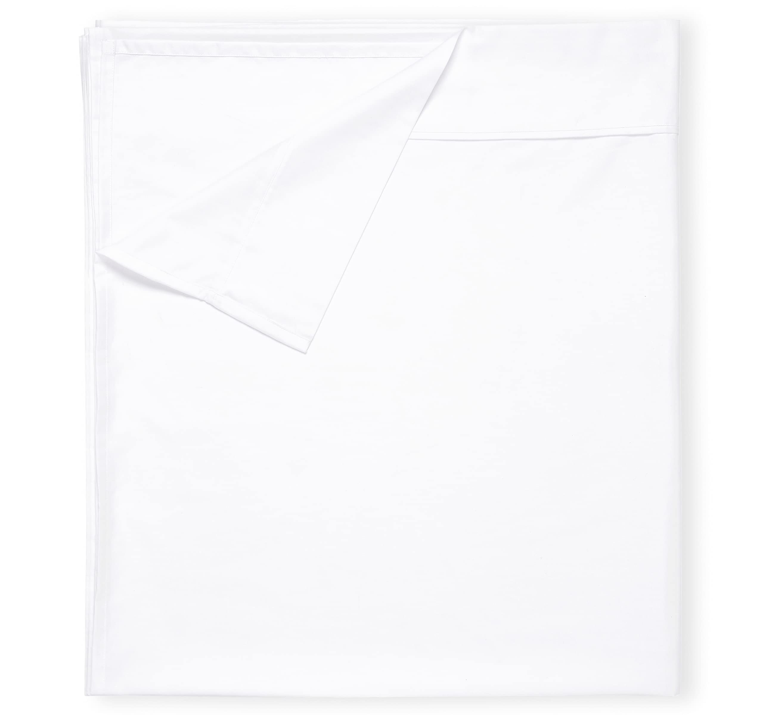 Photo 1 of California Design Den Twin Flat Sheet Only, Soft 400 Thread Count 100% Cotton Bed Sheets, Soft Sateen, Cooling, Breathable & Durable Bedding - Bright White