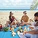 Glymnis Beach Blanket Sand Free Oversized Beach Blanket Mat 9 x10 ft XL Portable Compact Lightweight Water Resistant Durable Picnic Mat for Travel Camping Hikingthumb 2