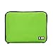 BUBM Universal Cable Organizer Electronics Accessories Case Various USB, Phone, Charge, Cable Organizer Travel Organizer-Large (Green)